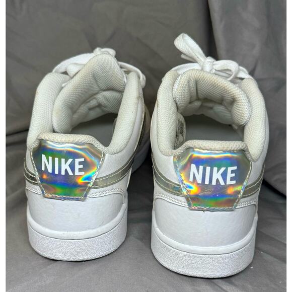 Women's Nike Court Vision Lo 7.5 White CW5596 100 - Picture 7 of 8